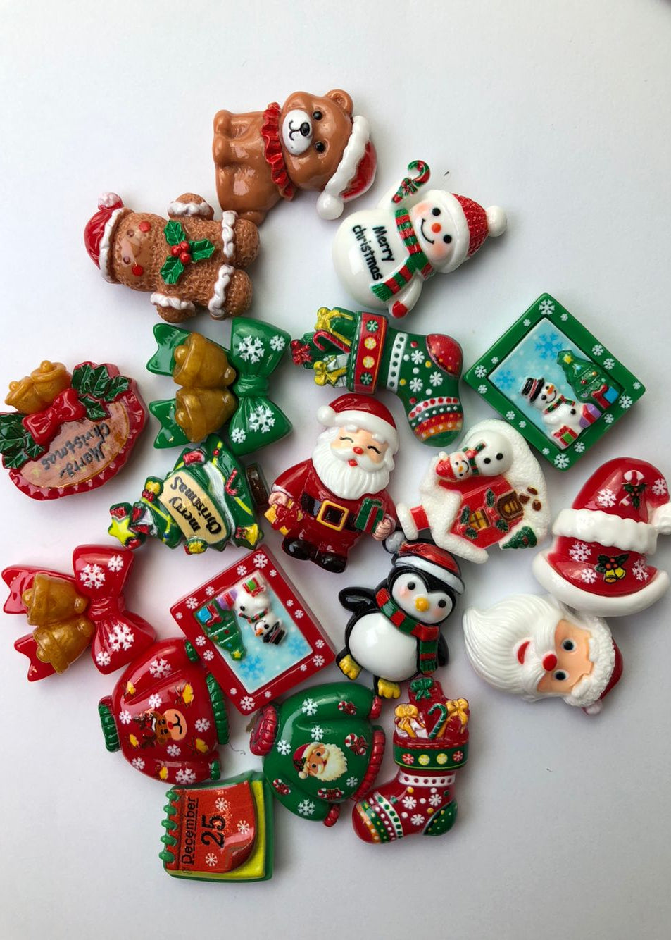 DIY Chrismas flat charms